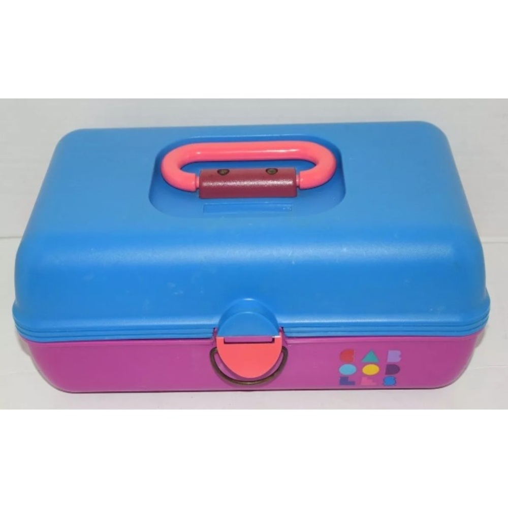 Vintage caboodles make up storage case box